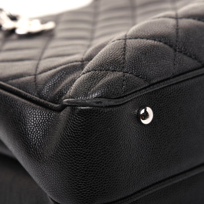 Chanel Caviar Quilted Urban Companion Top Handle Shopping Tote Black 16 of 23