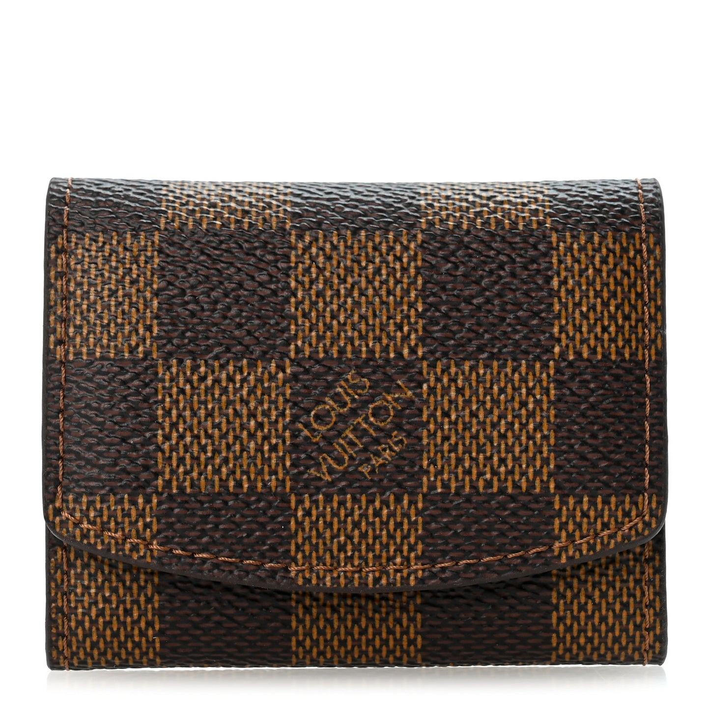 Damier Ebene Cufflinks Case
