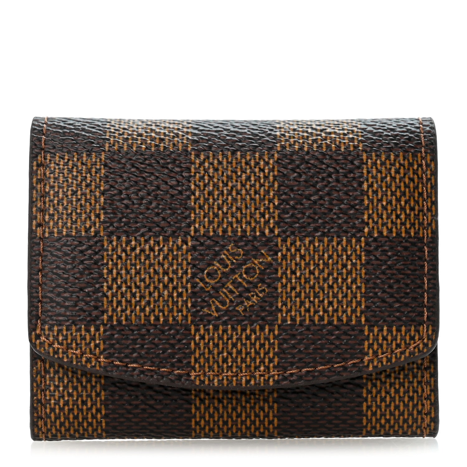 Louis Vuitton Damier Ebene Cufflinks Case 1 of 7