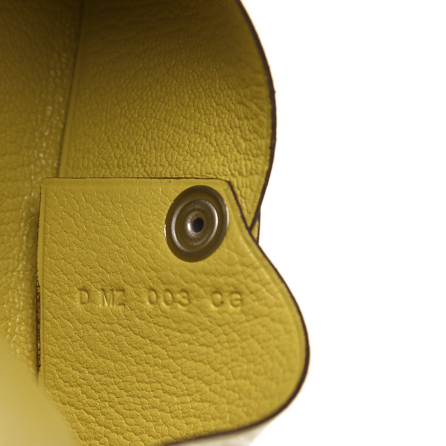 Chevre Mysore Calvi Card Case Jaune De Naples