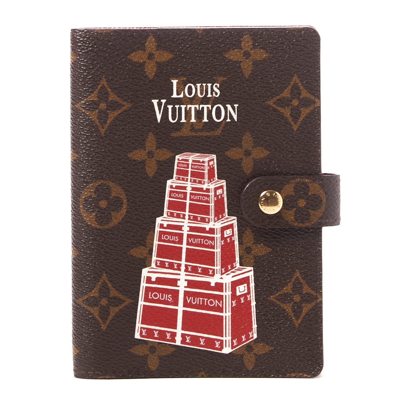 Monogram Malle Empilees Stacked Trunks Small Ring Agenda Cover