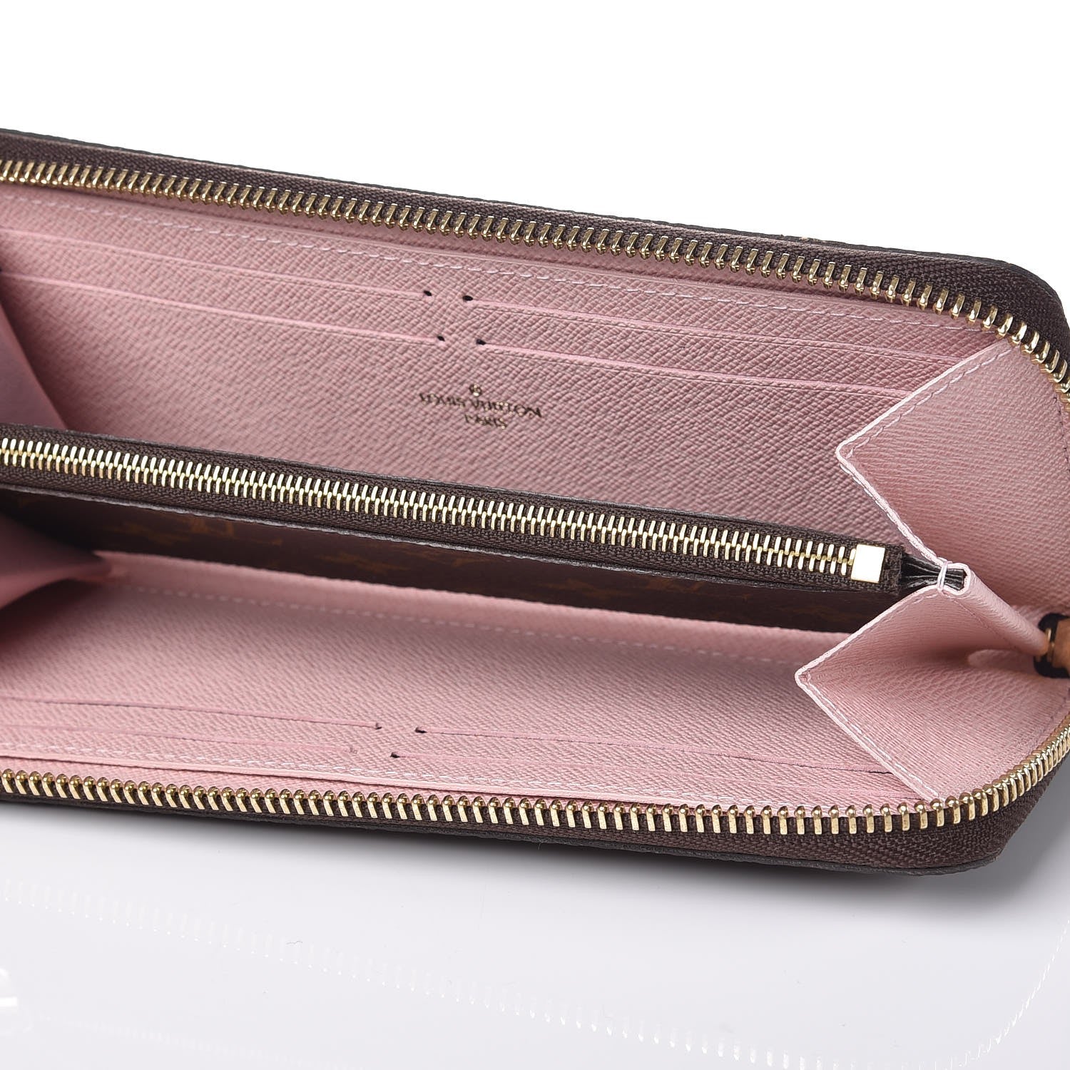 Louis Vuitton Monogram Clemence Wallet Rose Ballerine 5 of 7