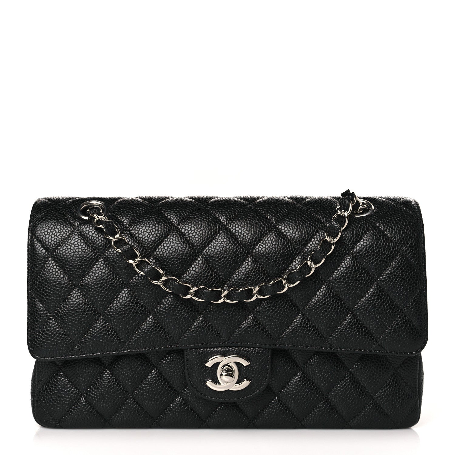 Chanel Caviar Quilted Medium Double Flap Black 1 of 10