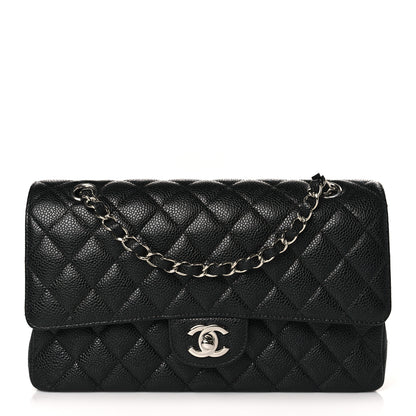 Chanel Caviar Quilted Medium Double Flap Black 1 of 10