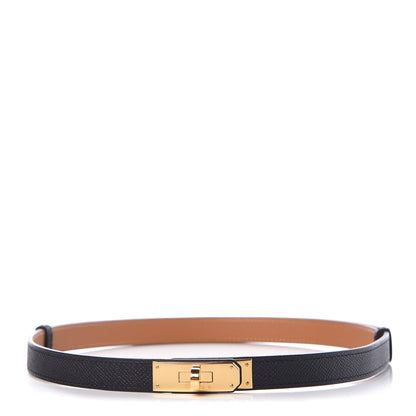 Hermes Epsom Kelly Belt Black 1 of 6