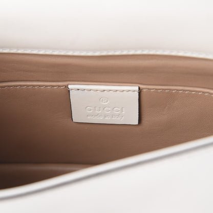Gucci Nappa Pearl Studded Mini Queen Margaret Broadway Shoulder Bag Mystic White 7 of 7