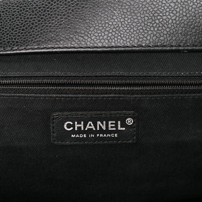 Chanel Caviar Quilted CC Large Clutch Black 6 of 11