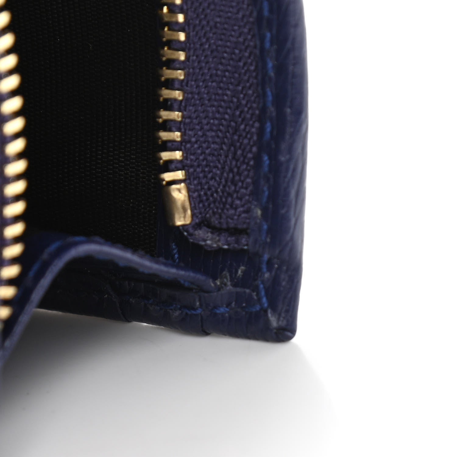 Gucci Shangai Calfskin Polka Dot Horsebit 1955 Card Case Wallet Blue Orange Sailor Blue 11 of 11