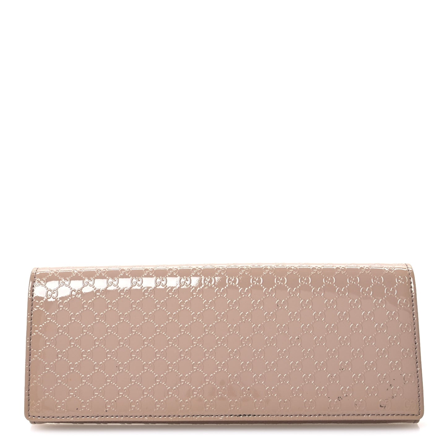 Patent Microguccissima Small Broadway Clutch Dark Cipria