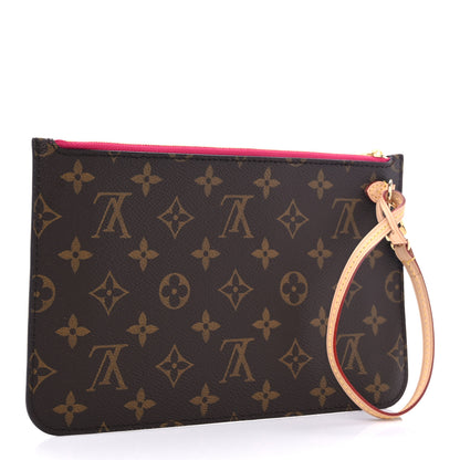 Louis Vuitton Monogram Neverfull MM GM Pochette Pivoine 3 of 7
