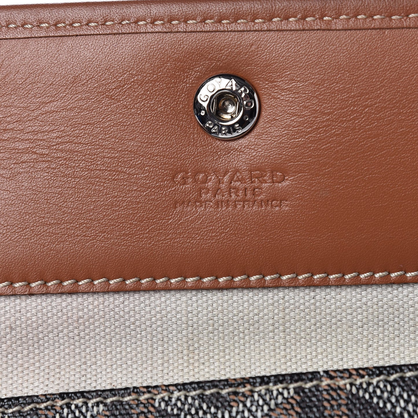 Goyardine Pouch Black Gold