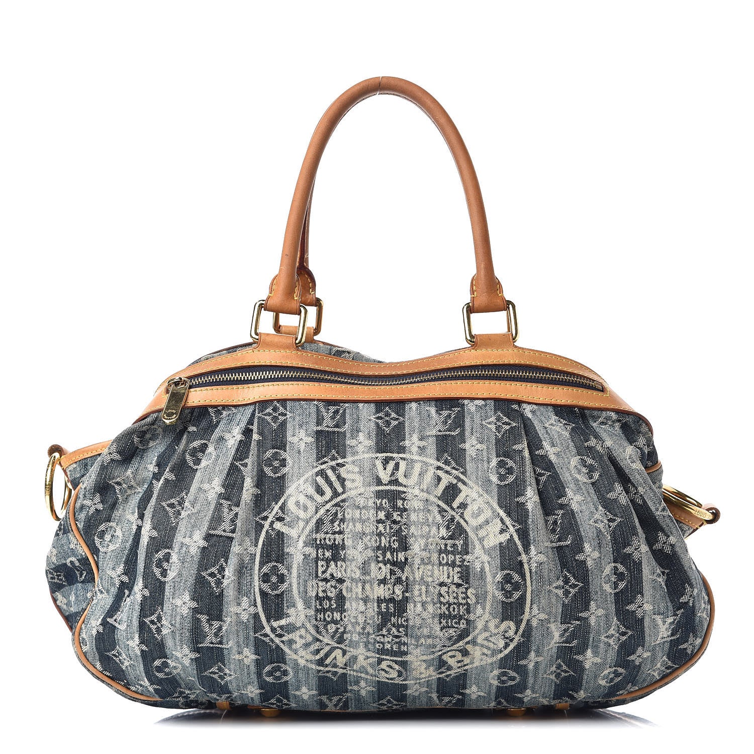 Louis Vuitton Denim Raye Cabas GM 1 of 28