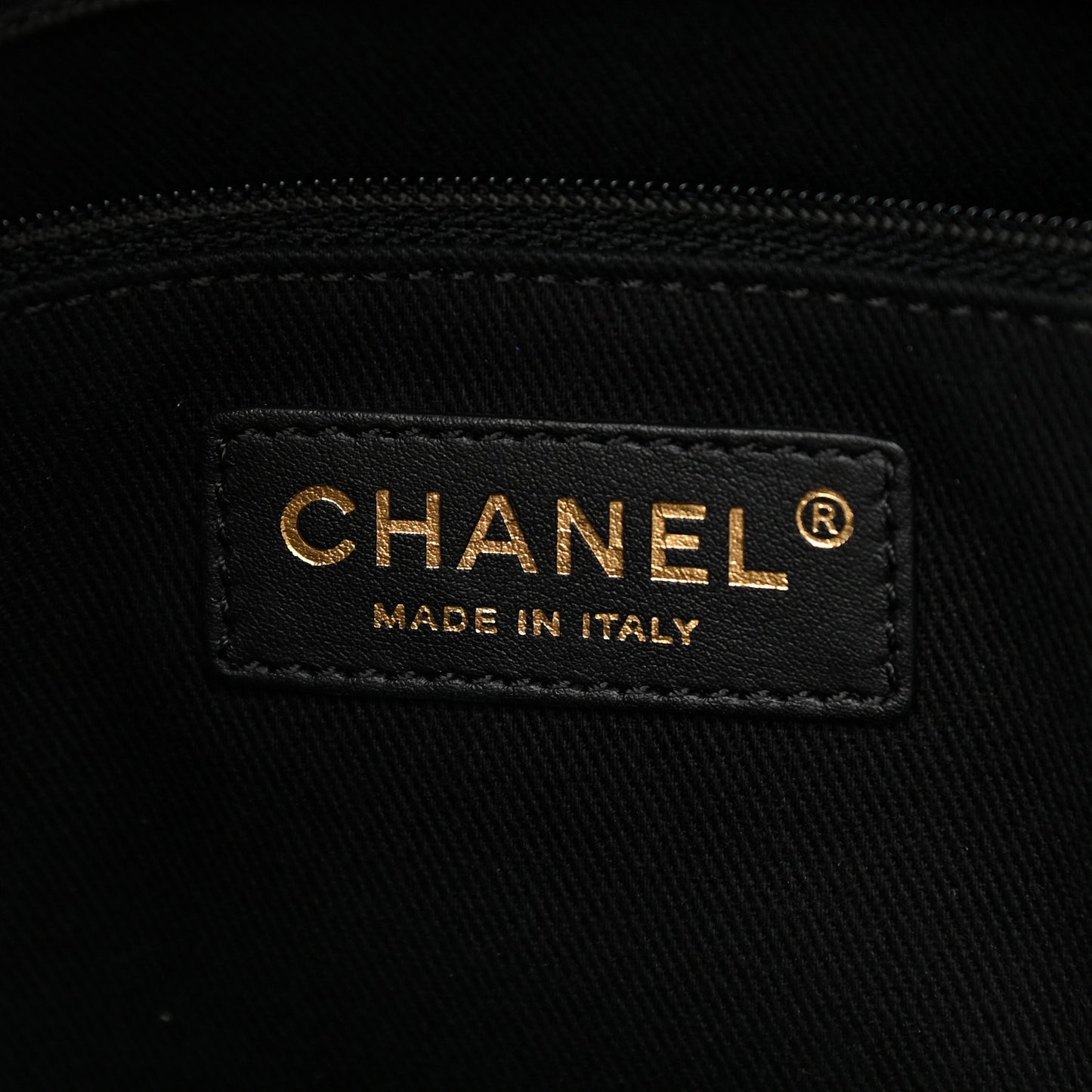 Caviar Large Shopping Tote Black