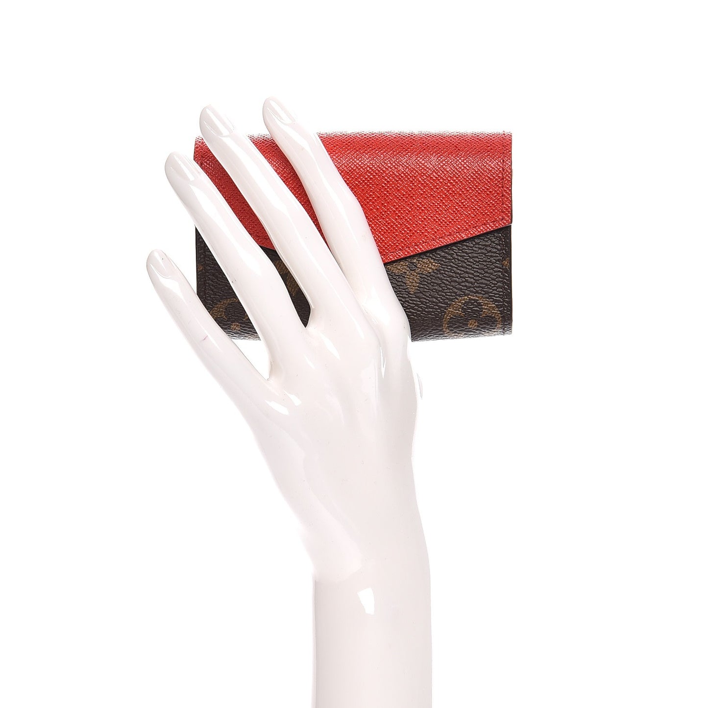 Monogram Sarah Multicartes Coquelicot