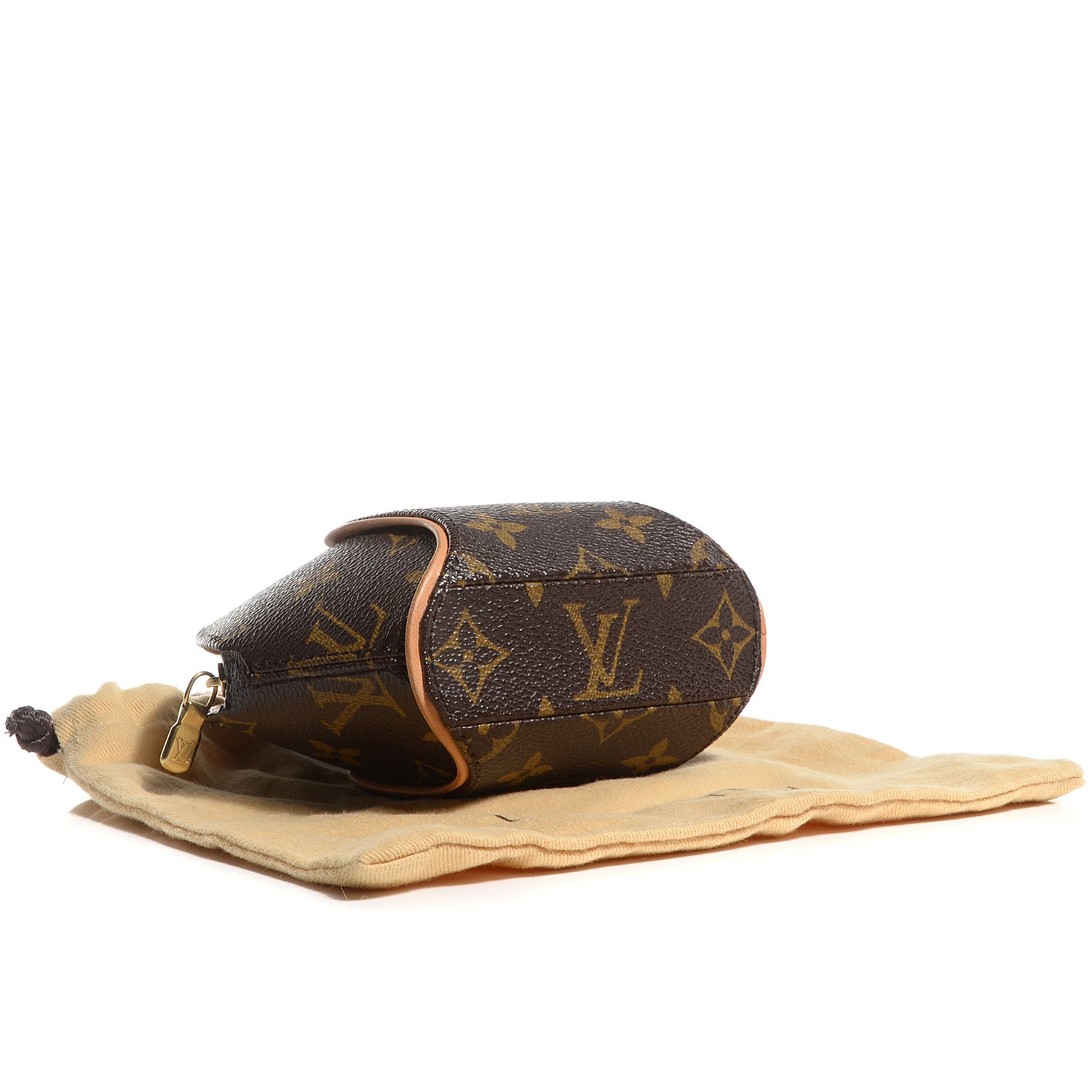 Louis Vuitton Monogram Mini Ellipse Wristlet Clutch 4 of 7