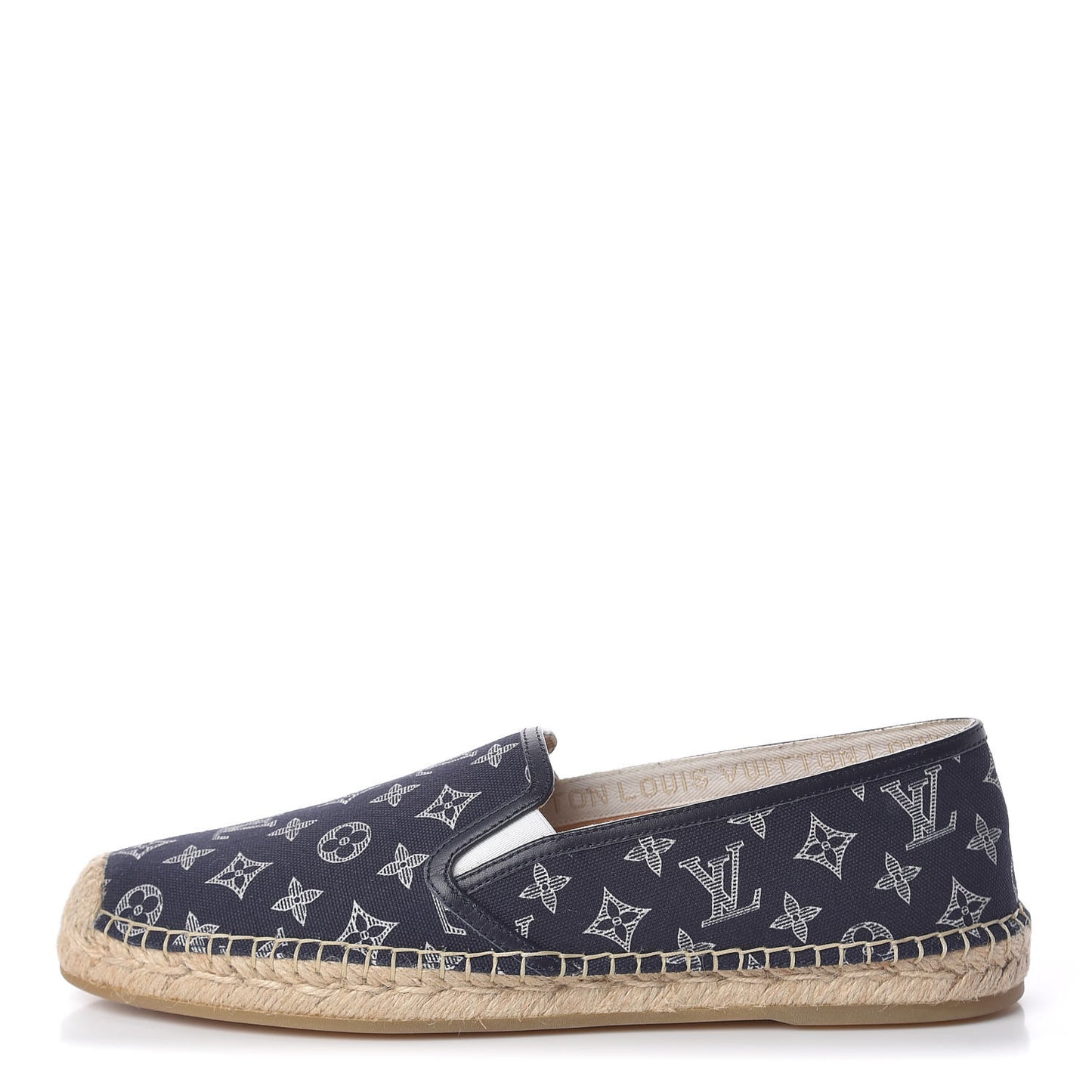 Monogram Canvas Mens Bidart Espadrilles 8.5 Marine