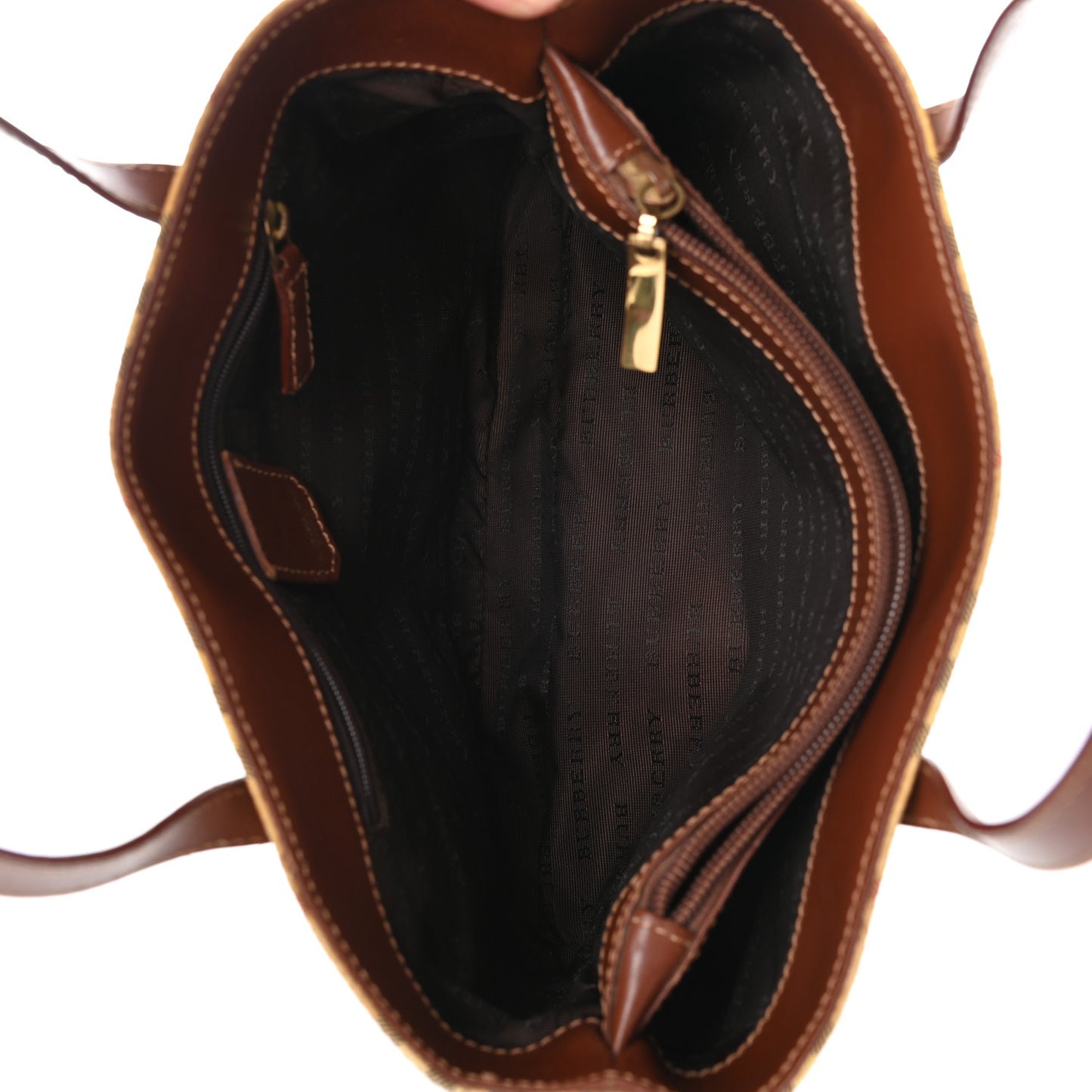 Haymarket Check Small Tote Brown