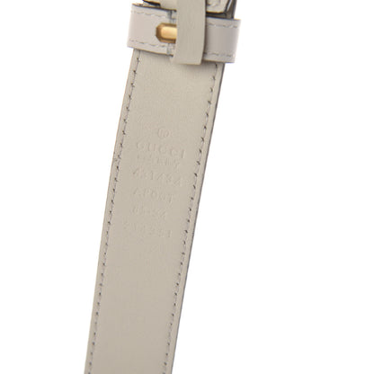 Gucci Calfskin Bow Belt 85 34 Off White 5 of 5