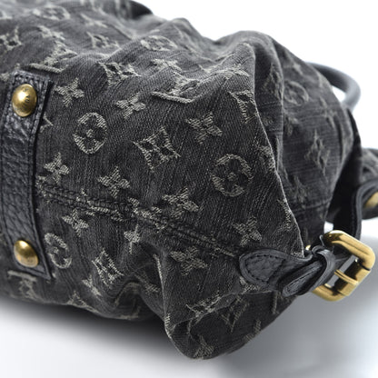 Louis Vuitton Denim Neo Cabby MM Black 6 of 9