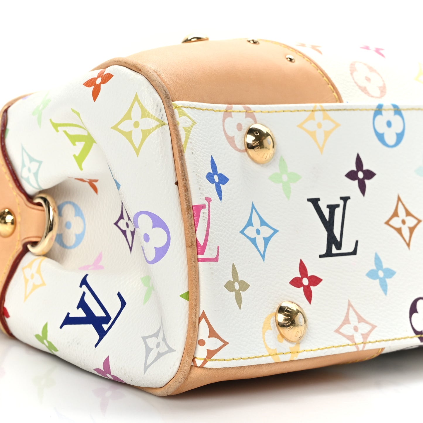 Monogram Multicolor Beverly MM White