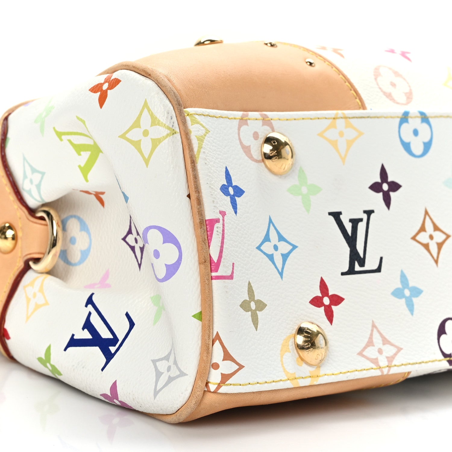 Louis Vuitton Monogram Multicolor Beverly MM White 7 of 9