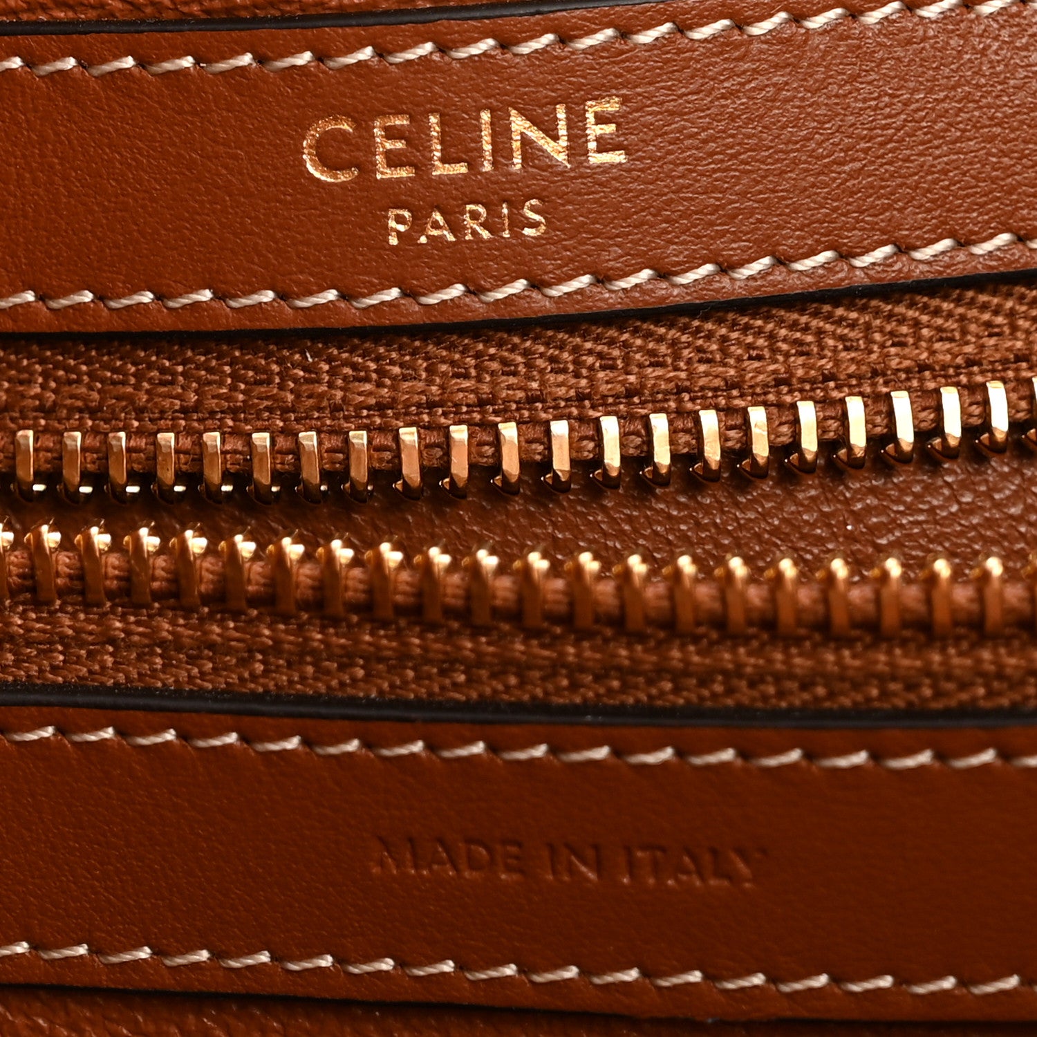 Celine Smooth Calfskin Cabas 16 Bag Tan 6 of 14