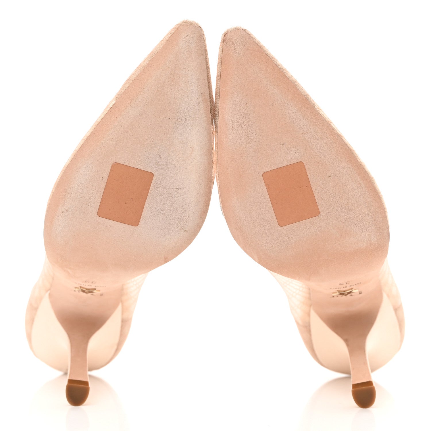 Christian Dior Mesh Ribbon Crystal J'Adior 100mm Pumps 39 Beige 5 of 10
