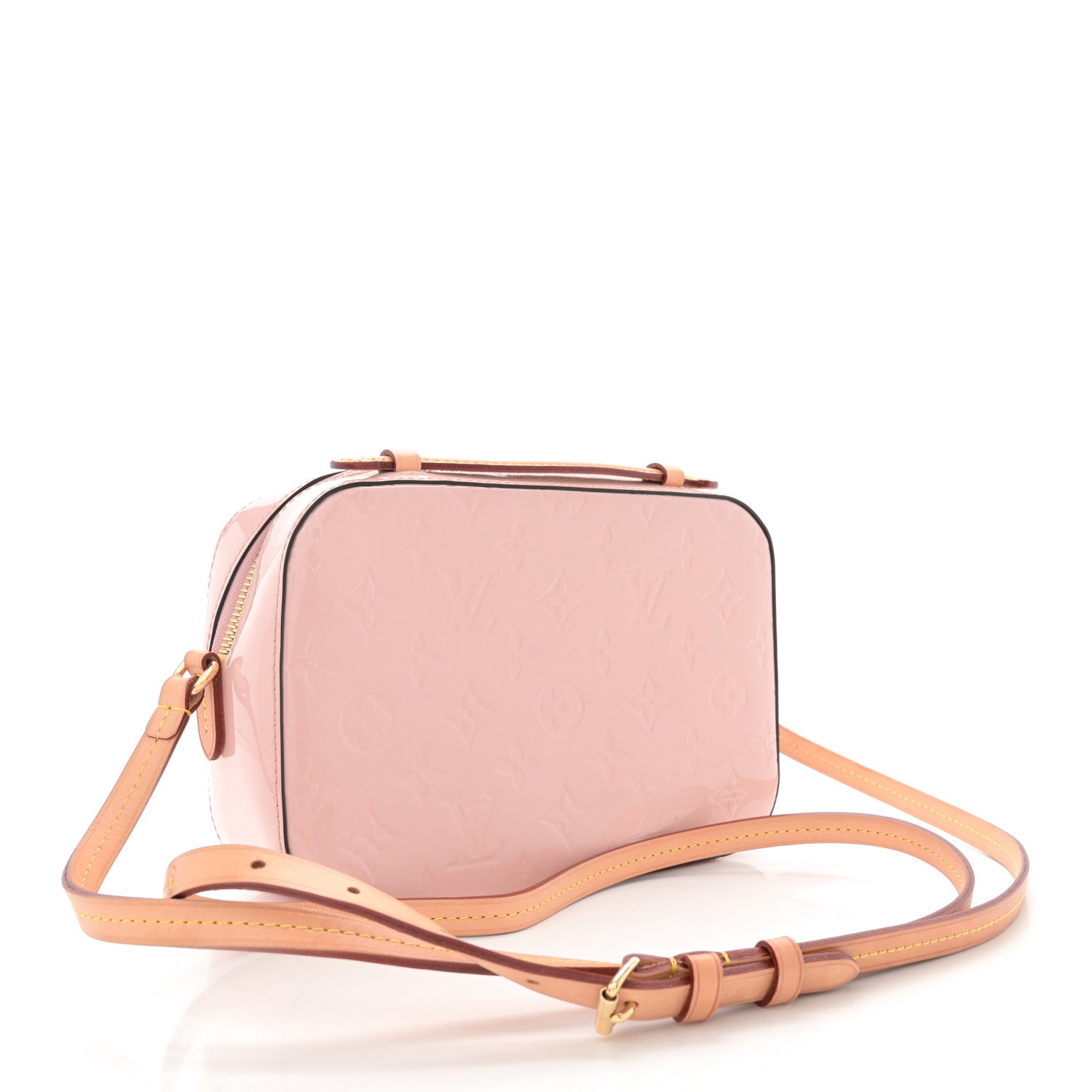 Louis Vuitton Vernis Santa Monica Rose Ballerine 3 of 11