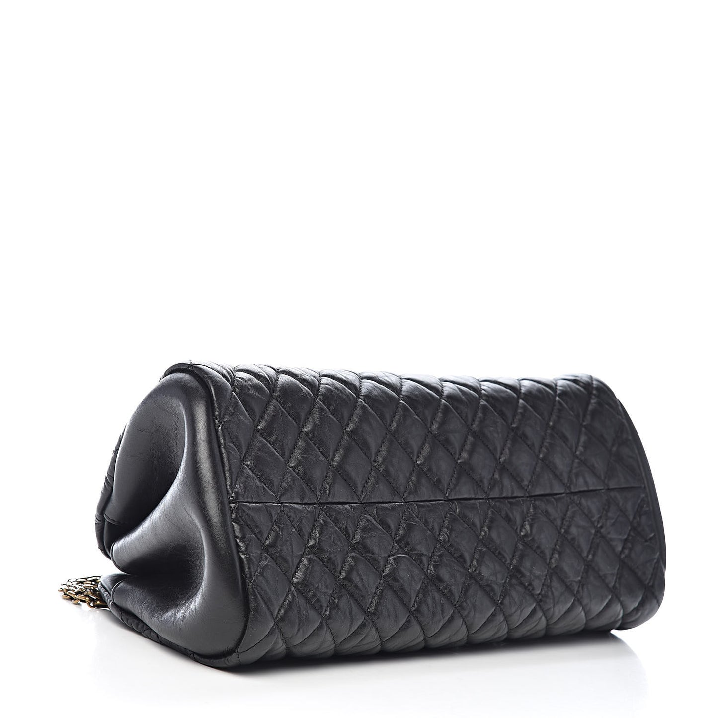 Aged Calfskin Medium Just Mademoiselle Black