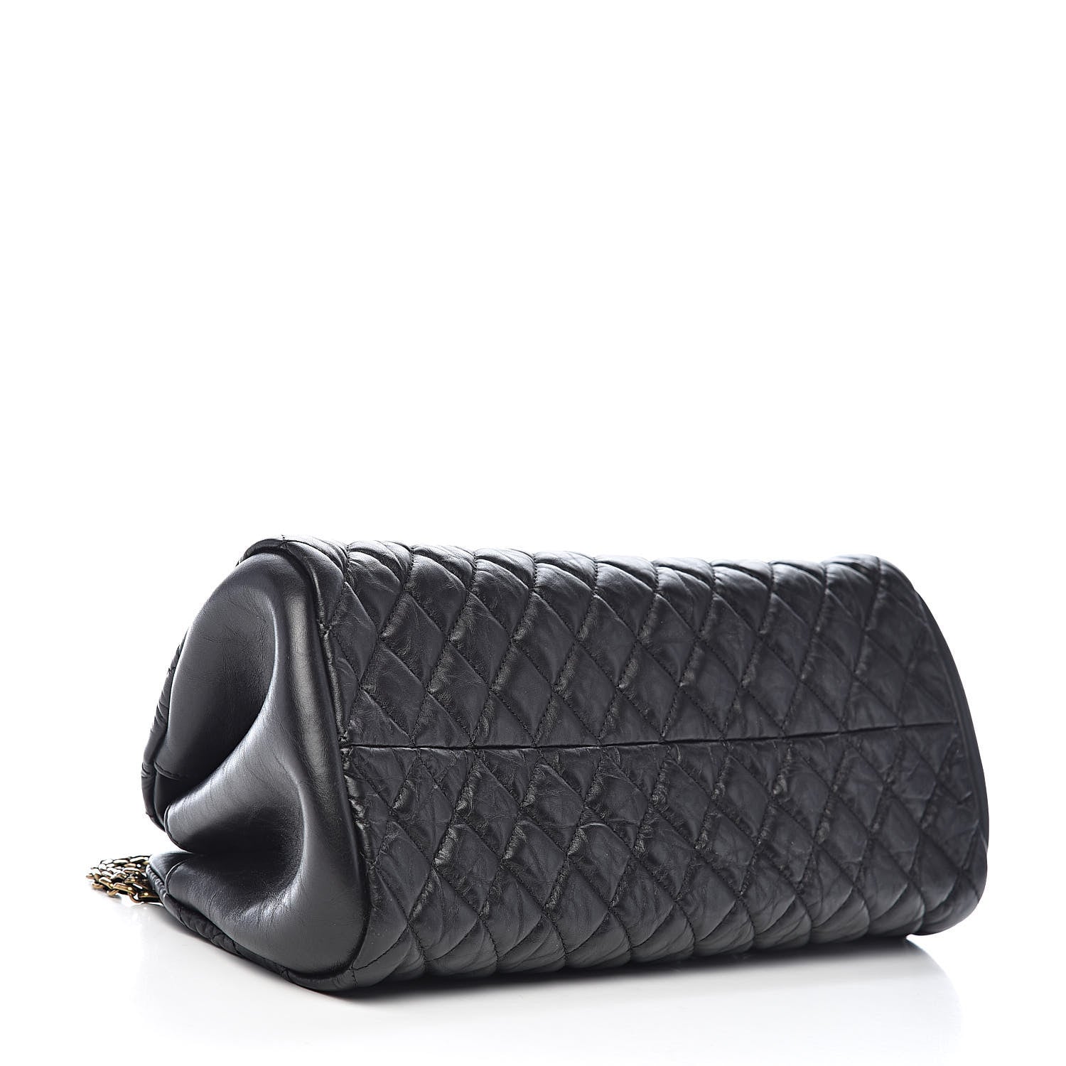 Chanel Aged Calfskin Medium Just Mademoiselle Black 4 of 10
