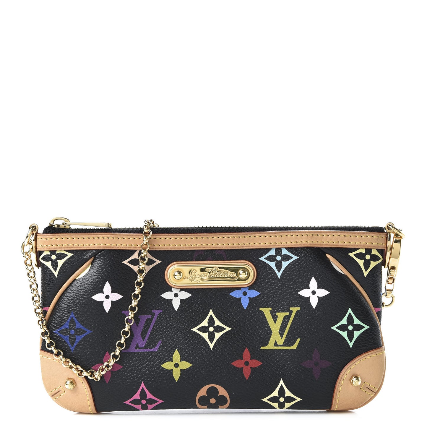 Monogram Multicolor Pochette Milla MM Black