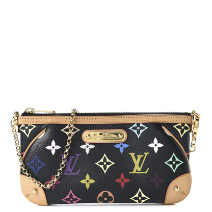 Louis Vuitton Monogram Multicolor Pochette Milla MM Black 1 of 10