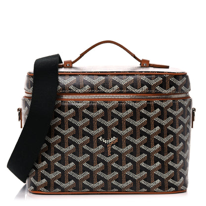 Goyard Goyardine Muse Vanity Case Black Gold 2 of 8