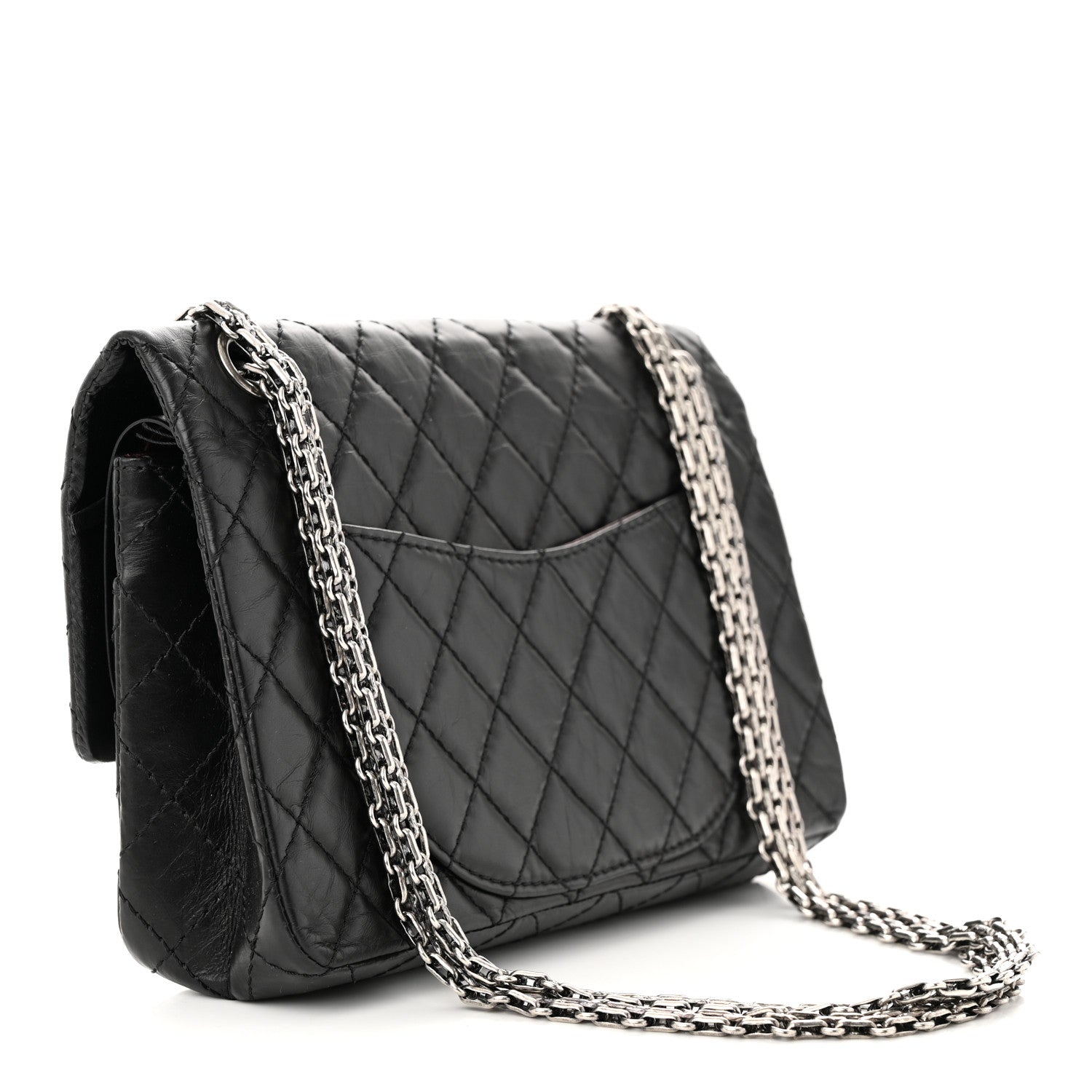 Chanel Aged Calfskin Lucky Charms 2.55 Reissue 225 Flap Black 2 of 12