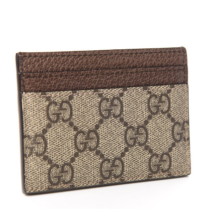 Gucci GG Supreme Monogram Ophidia Card Holder Brown 3 of 6