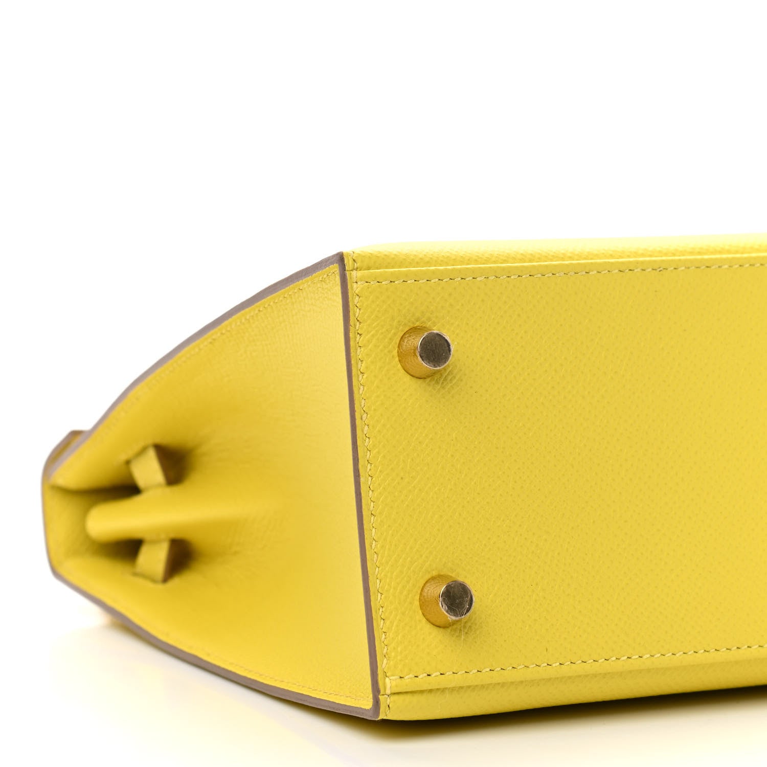 Hermes Epsom Kelly Sellier 25 Lime 9 of 11