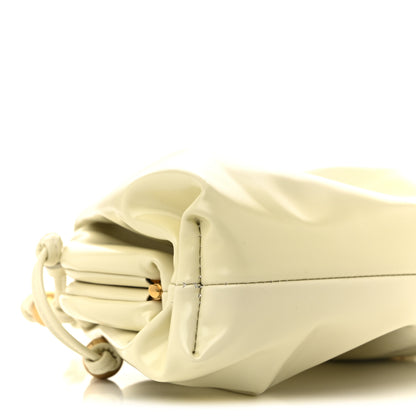 Bottega Veneta Patent Mini Pouch Chalk 9 of 11
