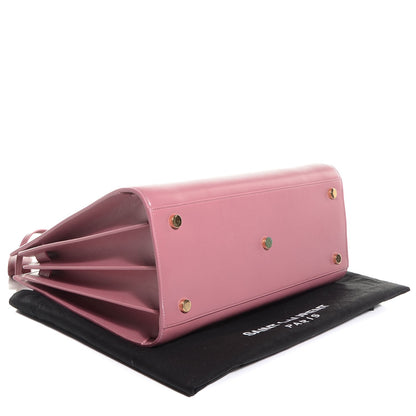 Saint Laurent Calfskin Small Sac De Jour Dark Rose 4 of 9