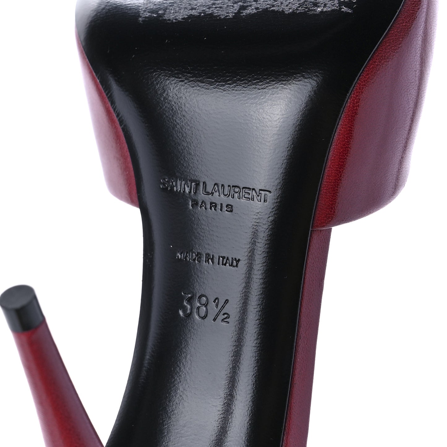 Lambskin Sexy 95mm Pumps 38.5 Opyum Red