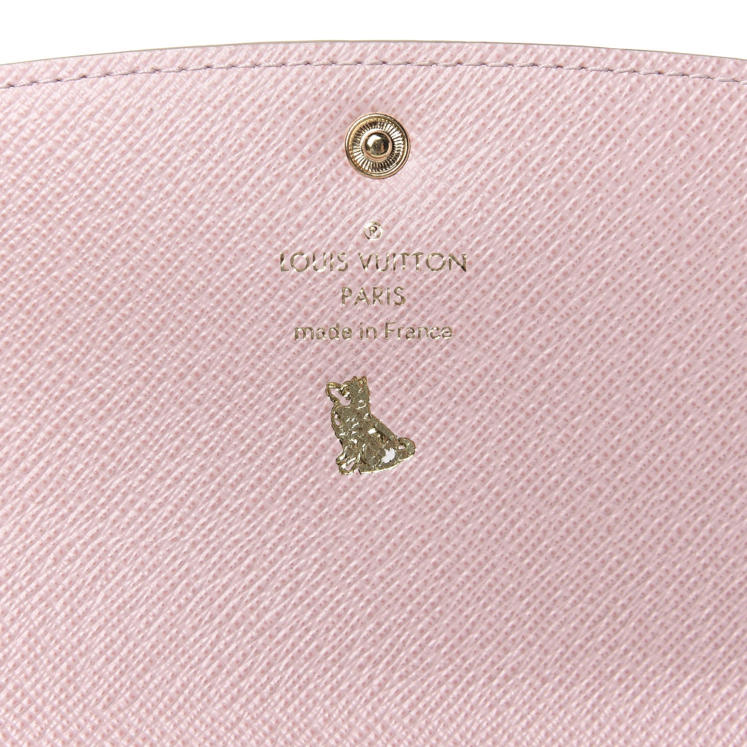 Louis Vuitton Damier Azur Emilie Wallet Rose Ballerine 8 of 9
