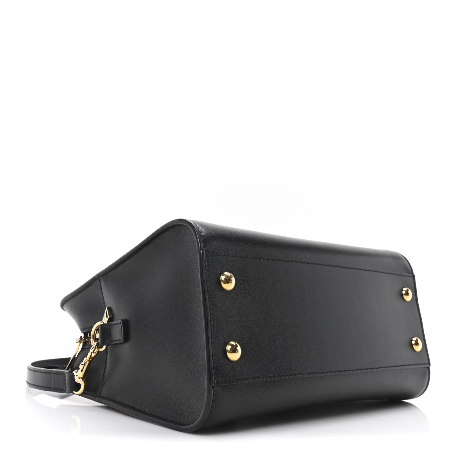 Saint Laurent Calfskin Monogram Baby Cabas Black 4 of 10