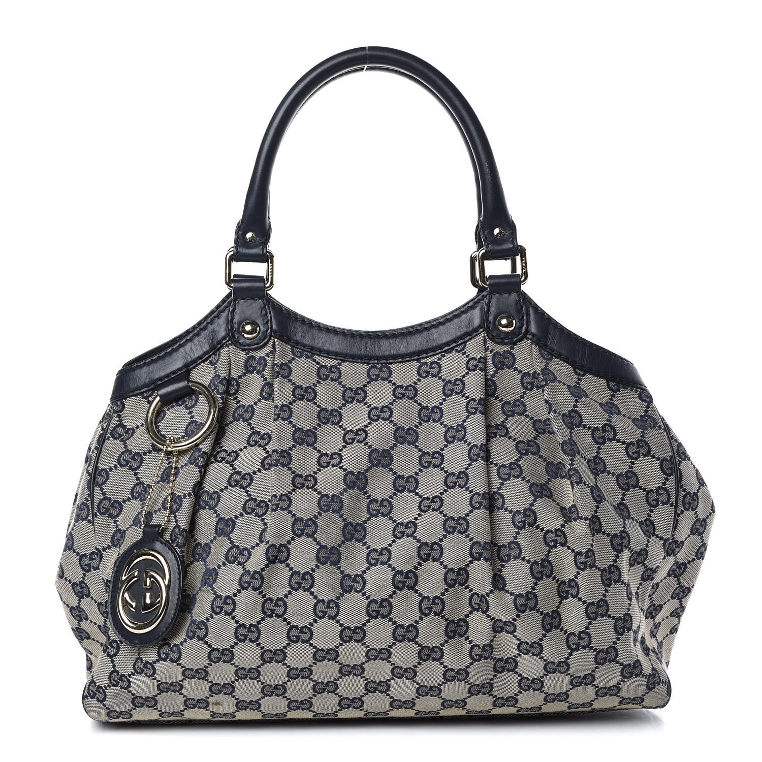 Gucci Monogram Medium Sukey Tote Navy 1 of 13
