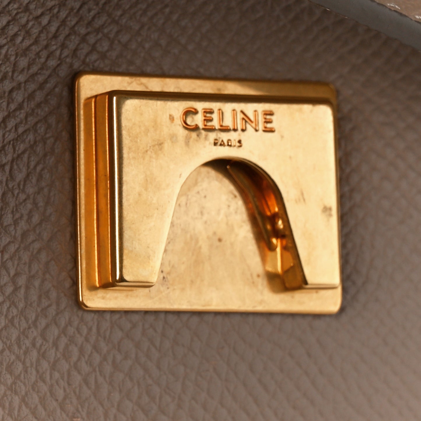 Grained Calfskin Micro Belt Bag Light Taupe