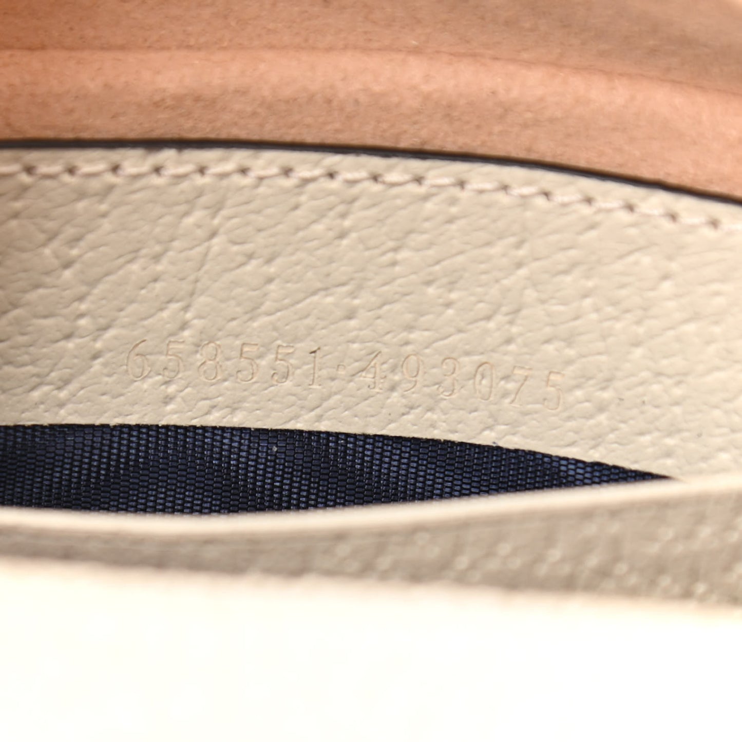 GG Supreme Monogram Textured Dollar Calfskin Web Mini Ophidia Half Moon Hobo Beige Ebony Mystic White