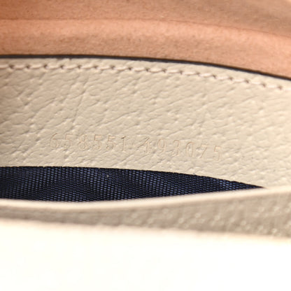 Gucci GG Supreme Monogram Textured Dollar Calfskin Web Mini Ophidia Half Moon Hobo Beige Ebony Mystic White 7 of 12