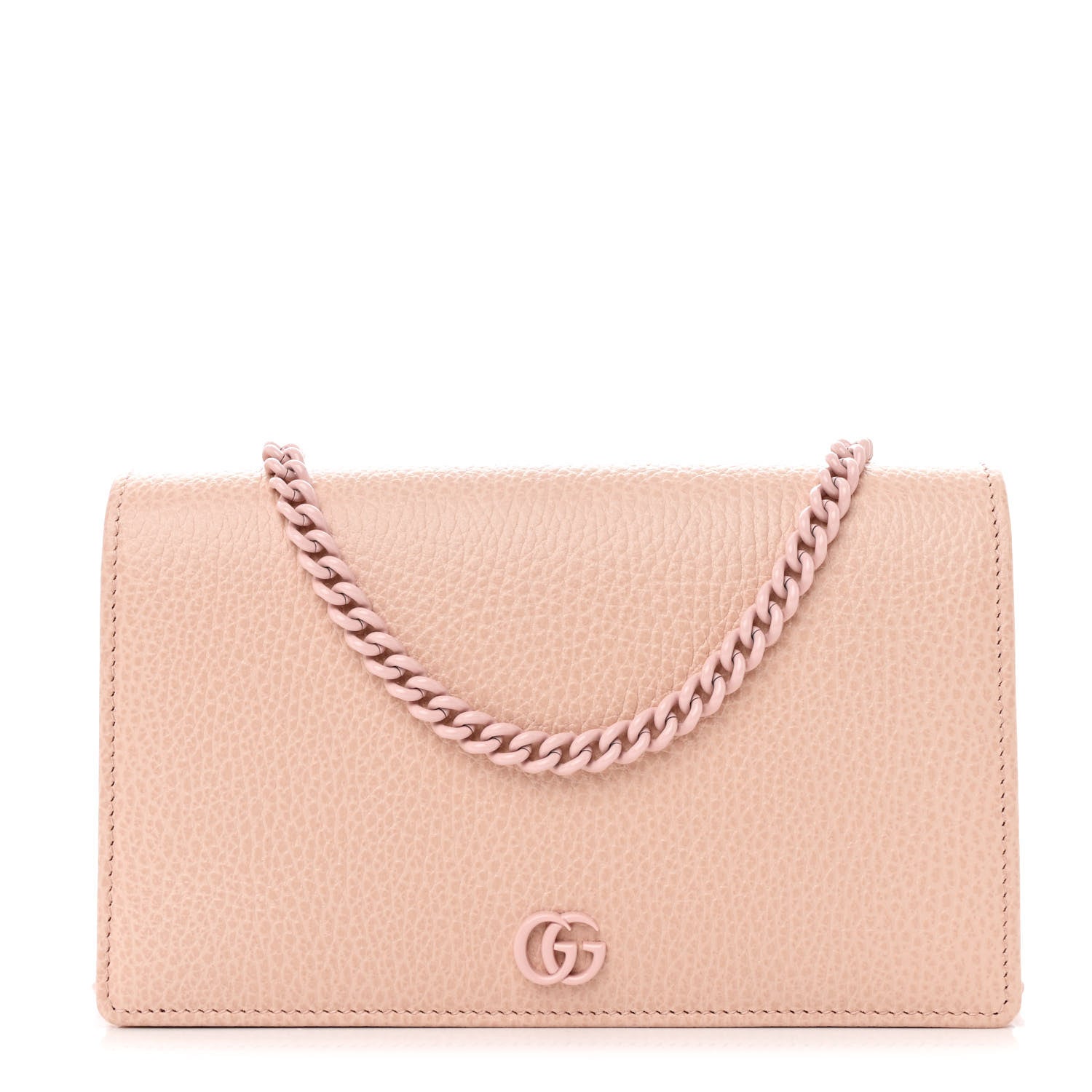 Gucci Dollar Calfskin Enamel Monochrome Mini G Perfect Pink 1 of 10