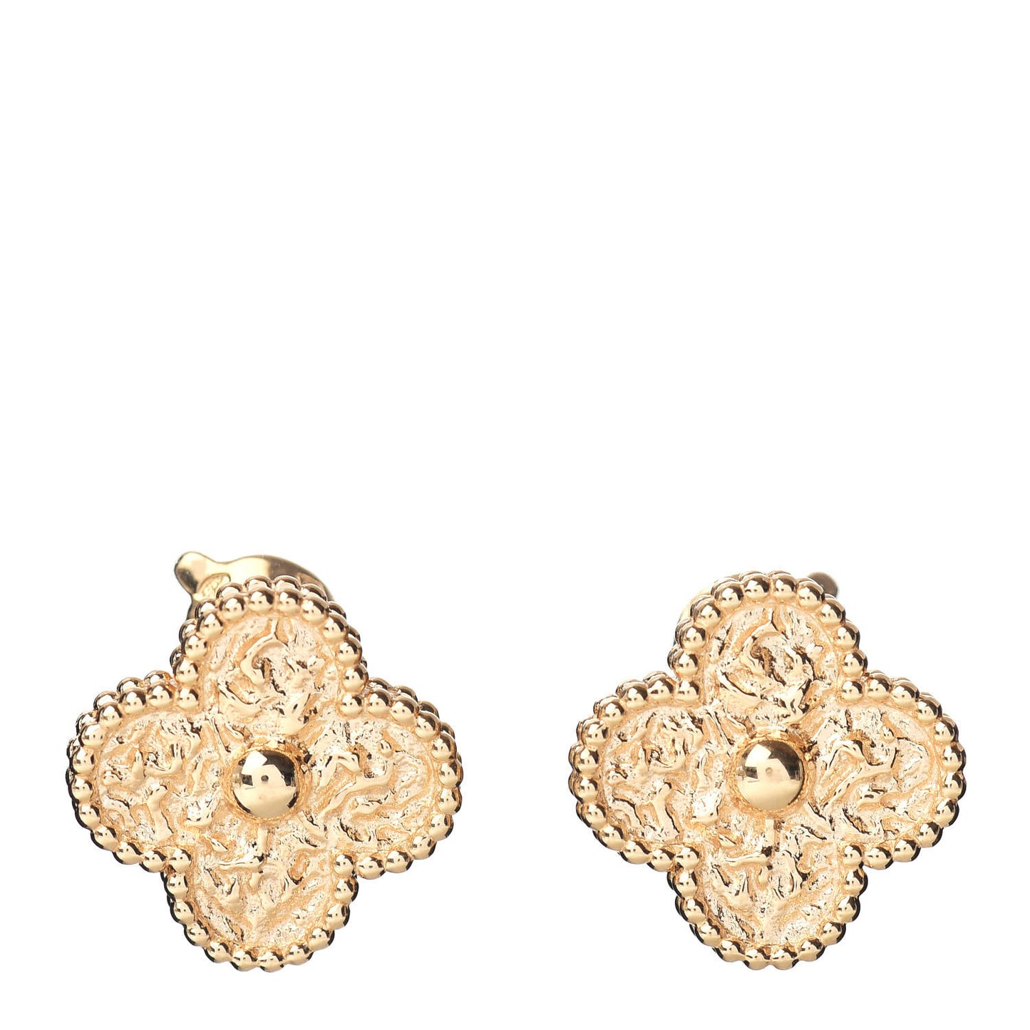 18K Yellow Gold Vintage Alhambra Earrings