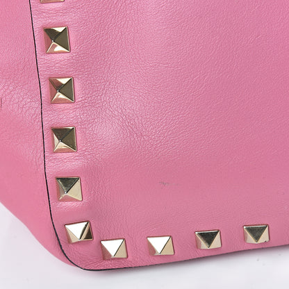 Valentino Garavani Vitello Small Rockstud Tote Ninphea 15 of 16