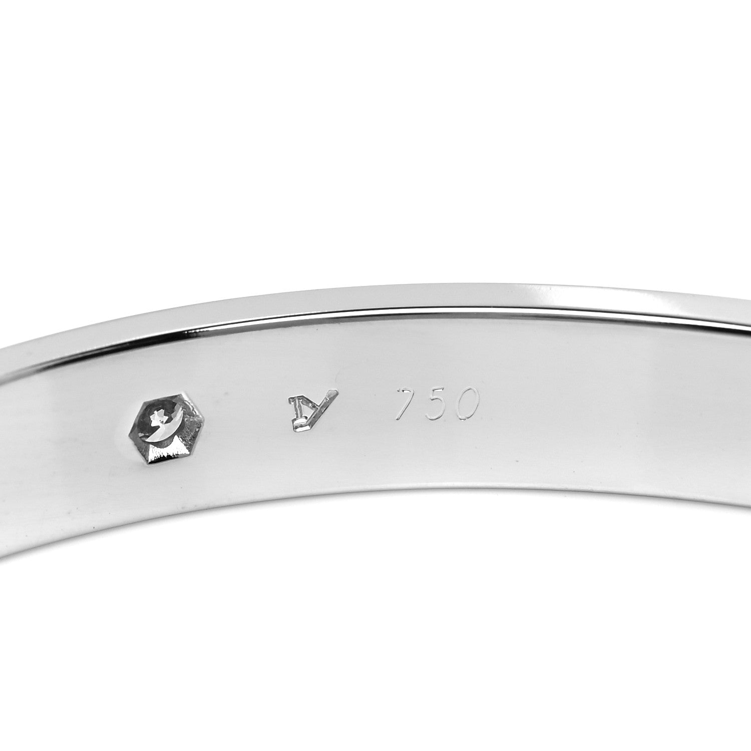 Cartier 18K White Gold 6 Diamond LOVE Bracelet 16 4 of 6