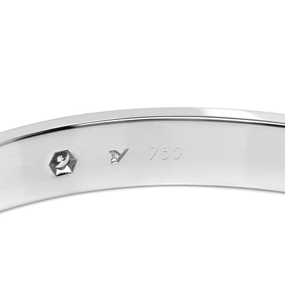 Cartier 18K White Gold 6 Diamond LOVE Bracelet 16 4 of 6